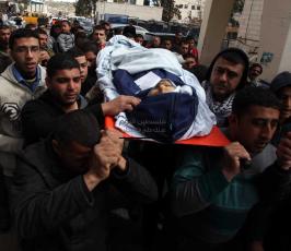 خاص فلسطين اليوم..الشهيد محممد عصفور (22 عاماً) لدى وصوله مستشفى رام الله