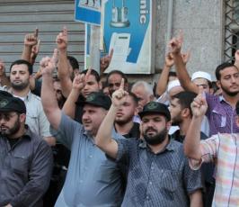 عشرات الآلاف من انصار " الجهاد الإسلامي" ينتفضون نصرة للمسجد الأقصى في غزة