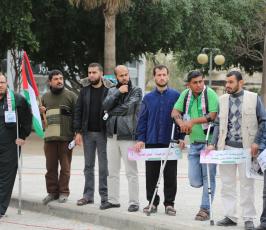  إحياء ذكرى يوم الجريح الفلسطينى فى غزة ‫(30466447)‬ ‫‬
