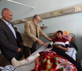  قيادة الجهاد يزور جرحى إنتفاضة القدس  ‫(29614479)‬ ‫‬