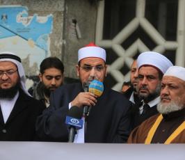 مؤتمر صحفي لملتقى دعاة فلسطين تنديداً بمجزرة مسجد الروضة ‫(38142471)‬ ‫‬