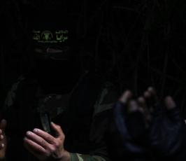 بالصور:مرابطو سرايا القدس: رجال الله لا يغيبهم البرد القارص عن الثغور