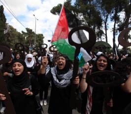 الفلسطينيون يحيون ذكرى النكبة في رام الله
