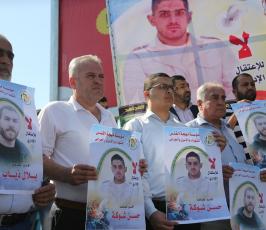 #وقفة تضامن مع الاسرى المضربين عن الطعام فى سجون الاحلال (6)