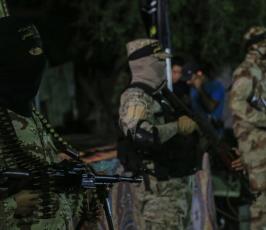  حفل تأبين الشهيد المجاهد عائد خميس جمعة ابن سرايا القدس في جباليا ‫(38011403)‬ ‫‬