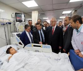 الحمد الله يختتم جولته في غزة ‫(39911939)‬ ‫‬