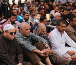  صلاة الجمعة امام مقر الصليب الاحمر بغزة تضامنا مع الاسرى في سجون الاحتلال ‫(39649802)‬ ‫‬