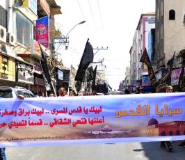 عشرات الآلاف من انصار " الجهاد الإسلامي" ينتفضون نصرة للمسجد الأقصى في غزة