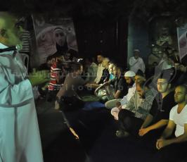 ليلة القدر أمام مقر الصليب الأحمر بغزة