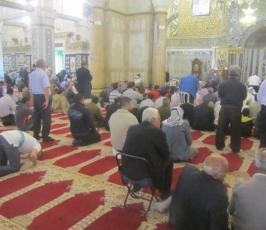تواجد فلسطينى مكثف في المسجد الاقصى للتصدي للمستوطنين