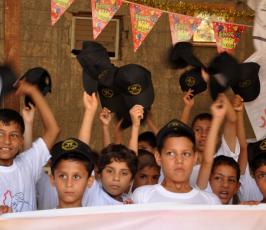 انطلاق مخيمات الجهاد الصيفية " بشائر الانتصار فى قطاع غزة