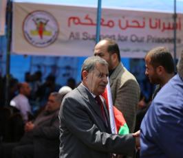 مشاركة فصائلية واسعة في الخيمة التضامنية التي تنظمها حركة الجهاد الإسلامي  (3)