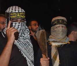 الجهاد الاسلامي تنظم مسيرة في مخيم الشاطئ تضامناً مع انتفاضة القدس  (8)