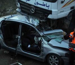 خاص فلسطين اليوم..حادث سير مروع غرب رام الله يودي بحياة ثلاث مواطنات
