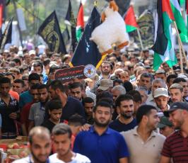 مسيرة حاشدة لحركة الجهاد بغزة تطالب بإنهاء الانقسام وتحقيق الوحدة ‫(38404611)‬ ‫‬