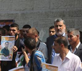 مهجة القدس تنظم خيمة تضامن مع الاسير بلال كايد ‫(30584721)‬ ‫‬