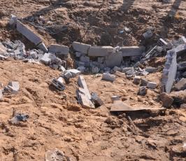 بالصور: مشاهد من القصف الصهيوني على مدينة غزة لليلة أمس