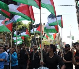 غزة: جماهير حاشدة تشارك بمسيرة يوم القدس العالمي