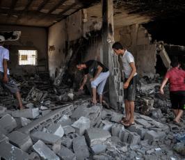 ميناء غزة دمار 2014