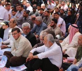 الجهاد الاسلامي تقيم صلاة الجمعة امام مقر الصليب الاحمر بغزة تضامنا مع الاسرى في سجون الاحتلال ‫(38076949)‬ ‫‬