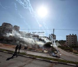 خاص فلسطين اليوم. إصابات ومواجهات أمام معتقل "عوفر" قرب رام الله