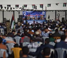  مهرجان جماهيرى حاشد بذكرى النكبة فى دير البلح ‫(1)‬ ‫‬
