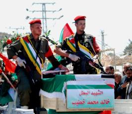 جماهير غفيرة بموكب إستقبال رفاة شهداء غزة الأبطال بمعبر بيت حانون