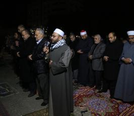 صلاةالعشاء في الساحات العامة بدعوة من الجهاد الإسلامي نصرة للقدس (3)