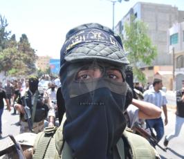 جنازة الشهيد القائد في سرايا القدس شعبان الدحدوح