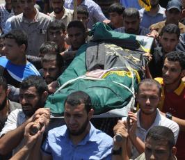جنازة الشهيد القائد في سرايا القدس شعبان الدحدوح