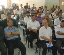 لجنة التدريب والتطوير بالجهاد تكرم حملة الماجستير والدكتوراه