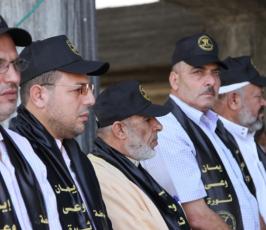 قيادة حركة الجهاد السياسية والعسكرية تحضر مهرجان الانطلاقة الجهادية