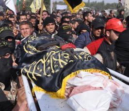 بالصور:جماهير شعبنا تشيع جثمان الشهيدين الزعانين شمال قطاع غزة