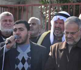 وقفة لمخاتير ووجهاء القطاع اسناداً للاسرى بسجون الاحتلال