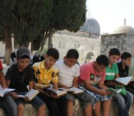 باحات الاقصى تشهد دورات تعليمية وترفيهية لأطفال القدس