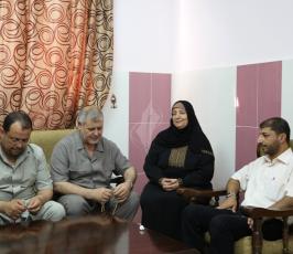 وفد من الجهاد فى زيارة لعائلة الاسير أحمد السكنى ‫(30569884)‬ ‫‬
