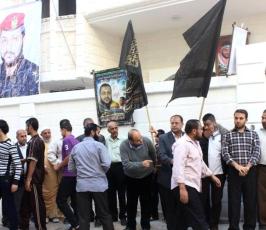 مسير لقادة الجهاد الإسلامي لمنازل عدد من الشهداء