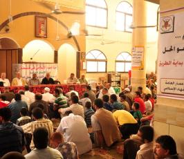 لجنة الاعمار العامة للجهاد تفتتح مسجد التوحيد في منطقة عائلة السموني شرق غزة‎