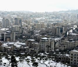 الزائر الأبيض يحل ضيفاً على مدينتي رام الله و البيرة ‫(31056269)‬ ‫‬
