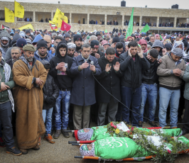  تشييع جثماني الشهيدين أنس حامد و محمد عواد  ‫(29548937)‬ ‫‬