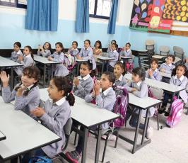 افتتاح العام الدراسي الجديد في مدارس الضفة الغربية