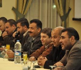 الجهاد تكرم الصحفيين فى غزة بمناسبة الانتصار بمعركة السماء الزرقاء