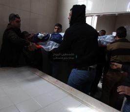 خاص فلسطين اليوم..الشهيد محممد عصفور (22 عاماً) لدى وصوله مستشفى رام الله
