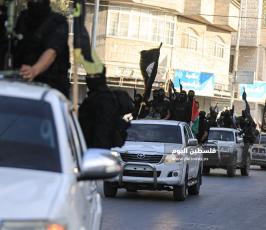 الجهاد الإسلامي وسرايا القدس تنظمان  زيارة لعوائل شهداء الشجاعية (37).JPG