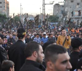 رفح: الجهاد الإسلامي تنظم مهرجانا جهاديا حاشداً بذكرى انطلاقتها واستشهاد مؤسسها