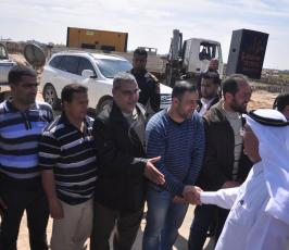 وضع حجر الاساس لمدينة حمد للأسرى  ‫(262219906)‬ ‫‬