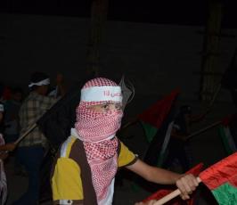 الجهاد الاسلامي تنظم مسيرة في مخيم الشاطئ تضامناً مع انتفاضة القدس  (14)