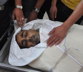  جنازة الشهيد الطبيب أنس أبو الكاس