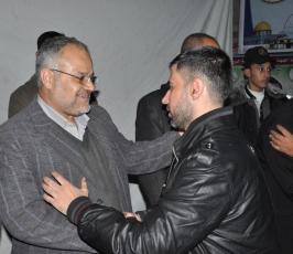 الجهاد الاسلامى تكرم الاسير المحرر " شريف صيام "
