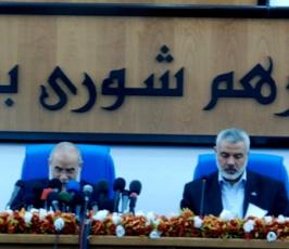 هنية يلقى بكلمة بالمجلس التشريعى بغزة